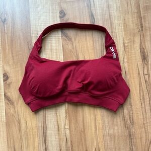 Crimson Red Dfyne Impact Halter Bra Size Small